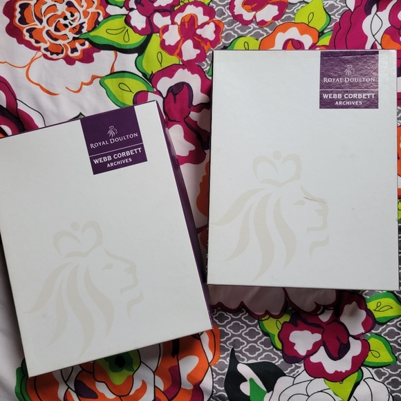 Royal Doulton Webb Corbett Archives Set of 2 Highball - Picture 10 of 13